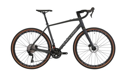 Велосипед 700C CYCLONE GSX 54 (47 см) 2024 графітовий матовий