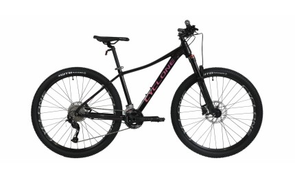 Велосипед 27,5" CYCLONE LLX рама - 14" 2023 чорний