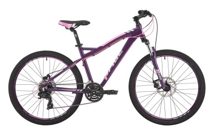 Велосипед 26" Pride Stella 3.0 рама - 16" тёмно-фиолетовый/розовый/серый 2017