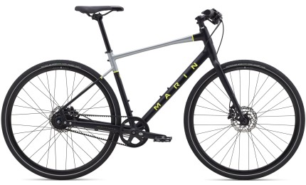 Велосипед 28" Marin PRESIDIO 3 рама - XL 2022 Satin Black/Charcoal/Gloss Hi-Vis Yellow