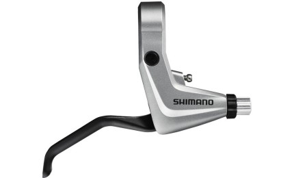 Тормозная ручка Shimano Alivio BL-T4000 V-brake правая под 2 пальца серый / черный