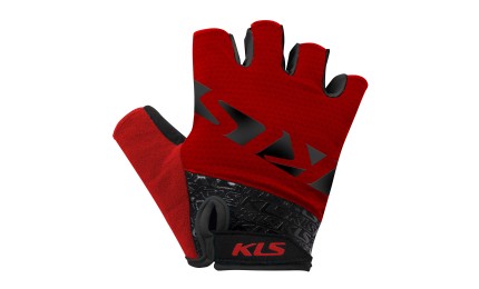 Перчатки короткий палец KLS Lash красные XL