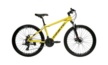 Велосипед 26" KINETIC PROFI рама - 13" 2023 жовтий