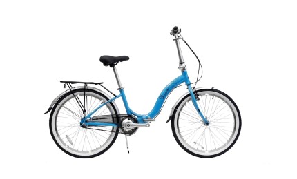 Велосипед 24" WINNER IBIZA 2024 складаний блакитний