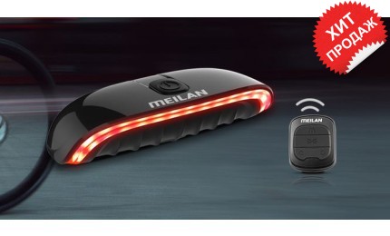 Розумний задній ліхтар з пультом та лазером MEILAN Cute Eye USB