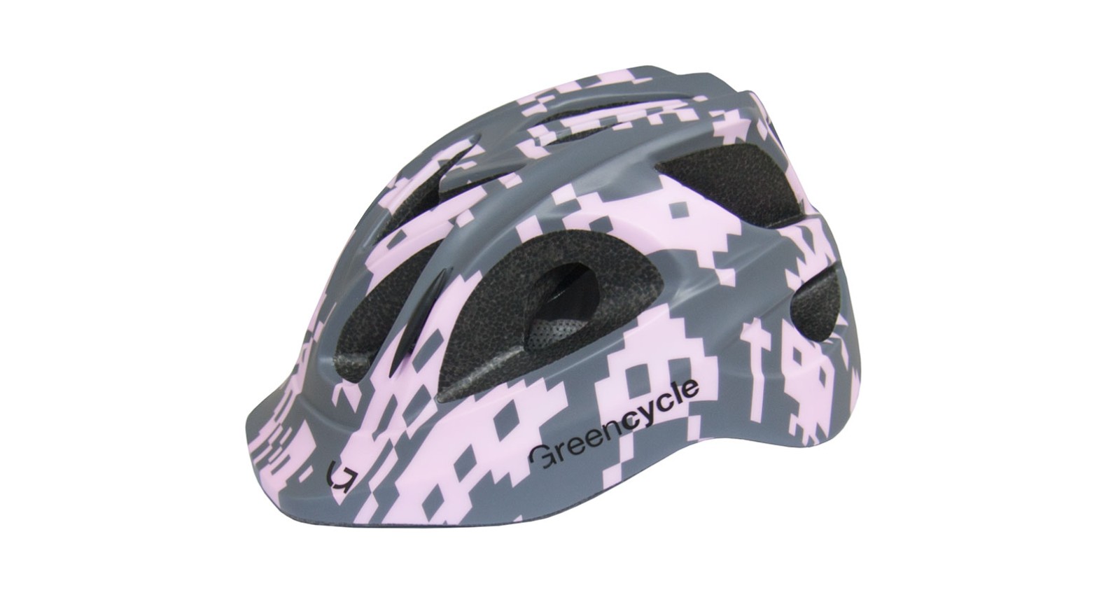 Шлем детский Green Cycle Space Invader серо-розовый (54-58) - № Фото 1